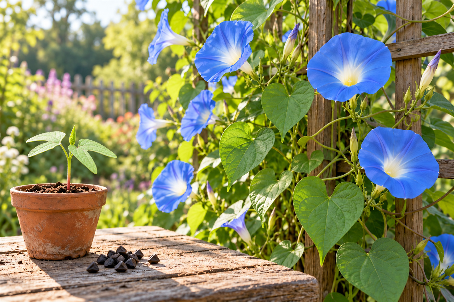 Morning Glory kweken uit zaad
