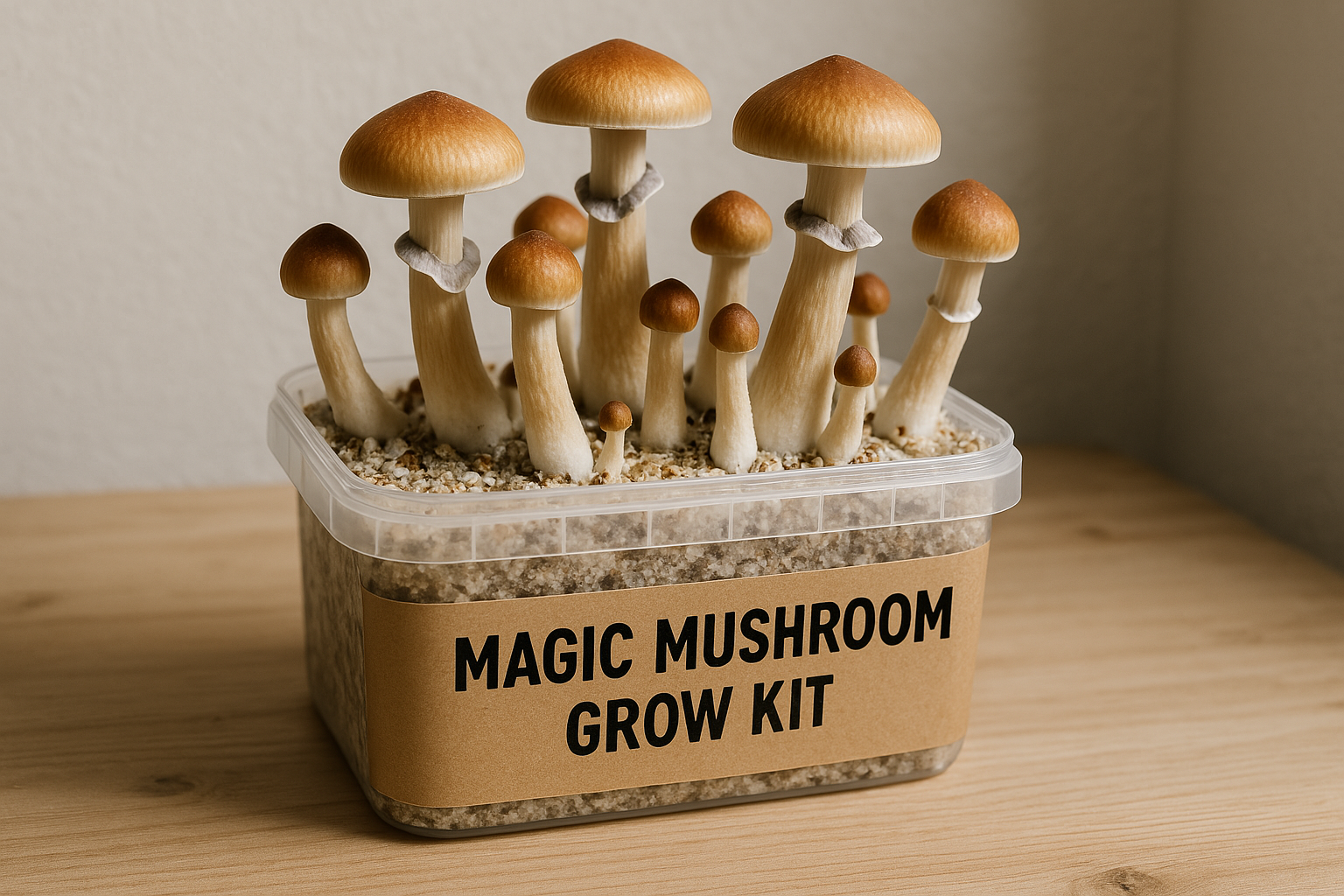 A Beginner's Guide to Your First Magic Mushroom Grow Kit Harvest