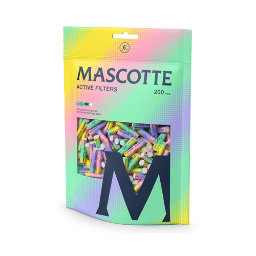 Mascotte Bright Colors Active Filters 6 mm - 200 pcs