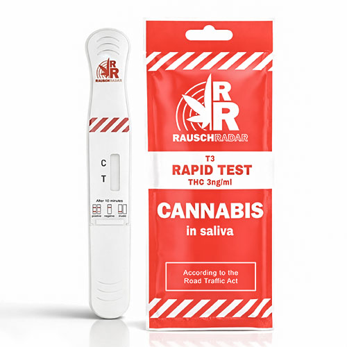 THC Saliva Test Rausch Radar T3 - 3 ng/ml